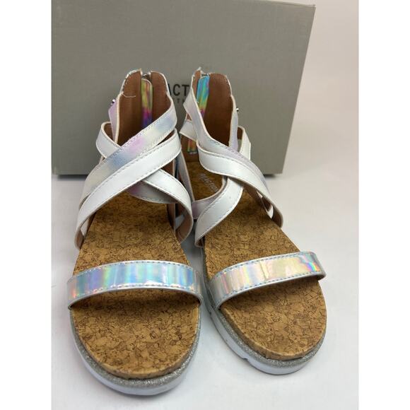 Reaction Kenneth Cole Cognac Pace Shay Sandals Size‎ 2 - Picture 2 of 4